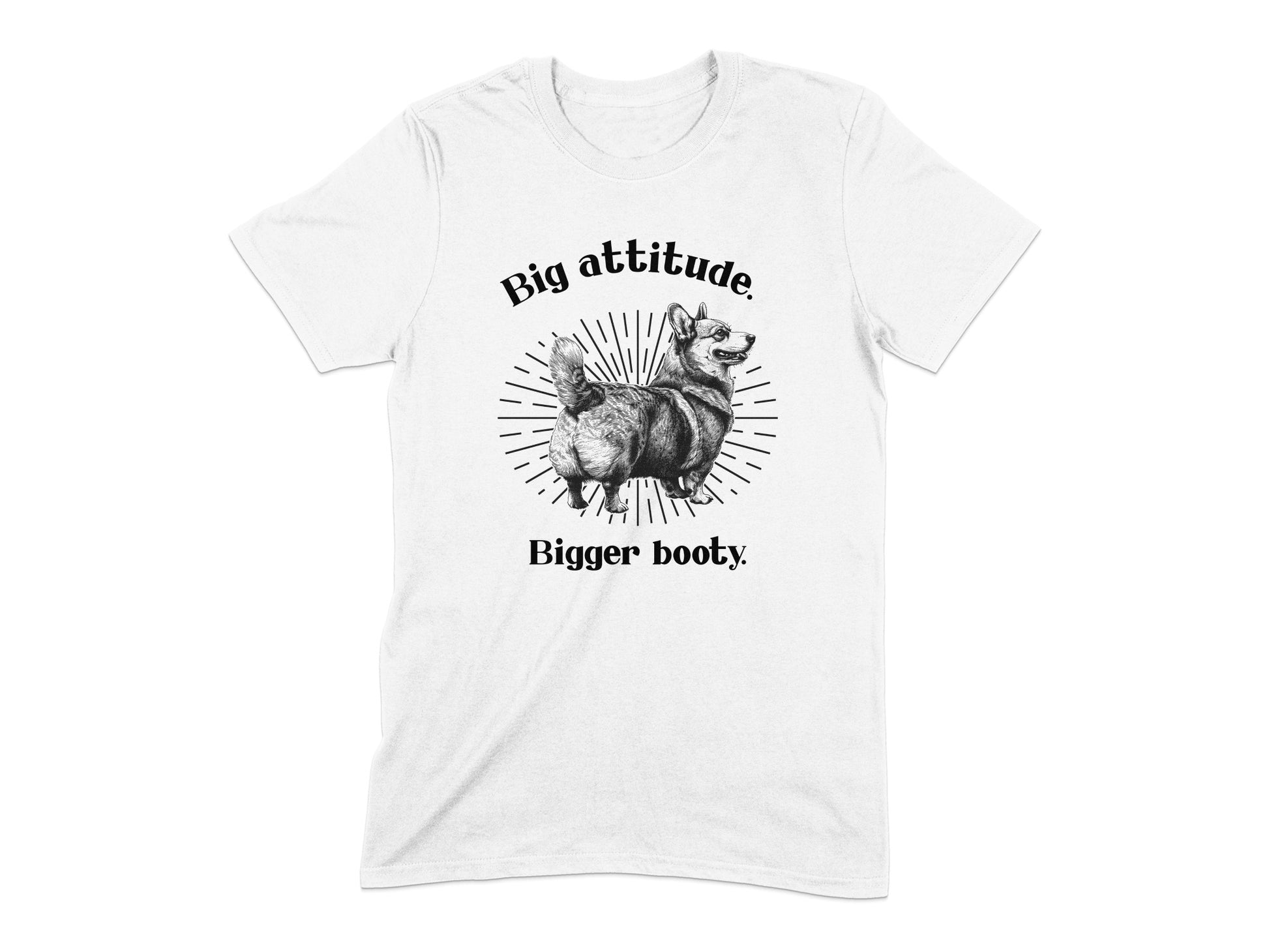 Big Attitude Bigger Booty Graphic Tee product