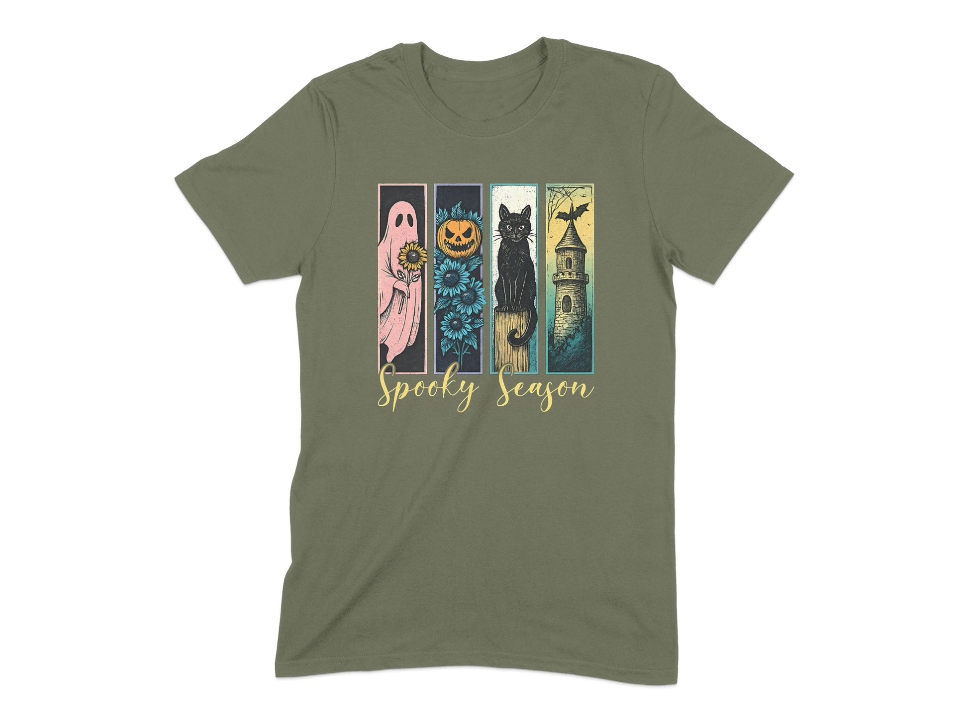 Spooky Season Halloween Cats Tower Printed Product