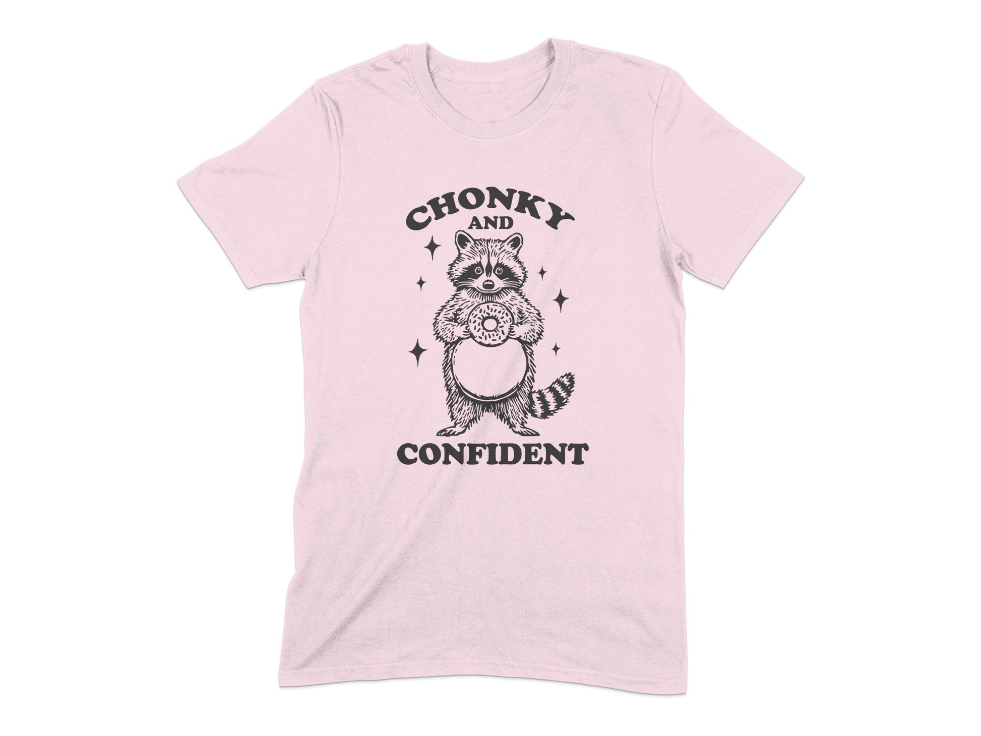 Chonky and Confident Raccoon Design T-shirt product