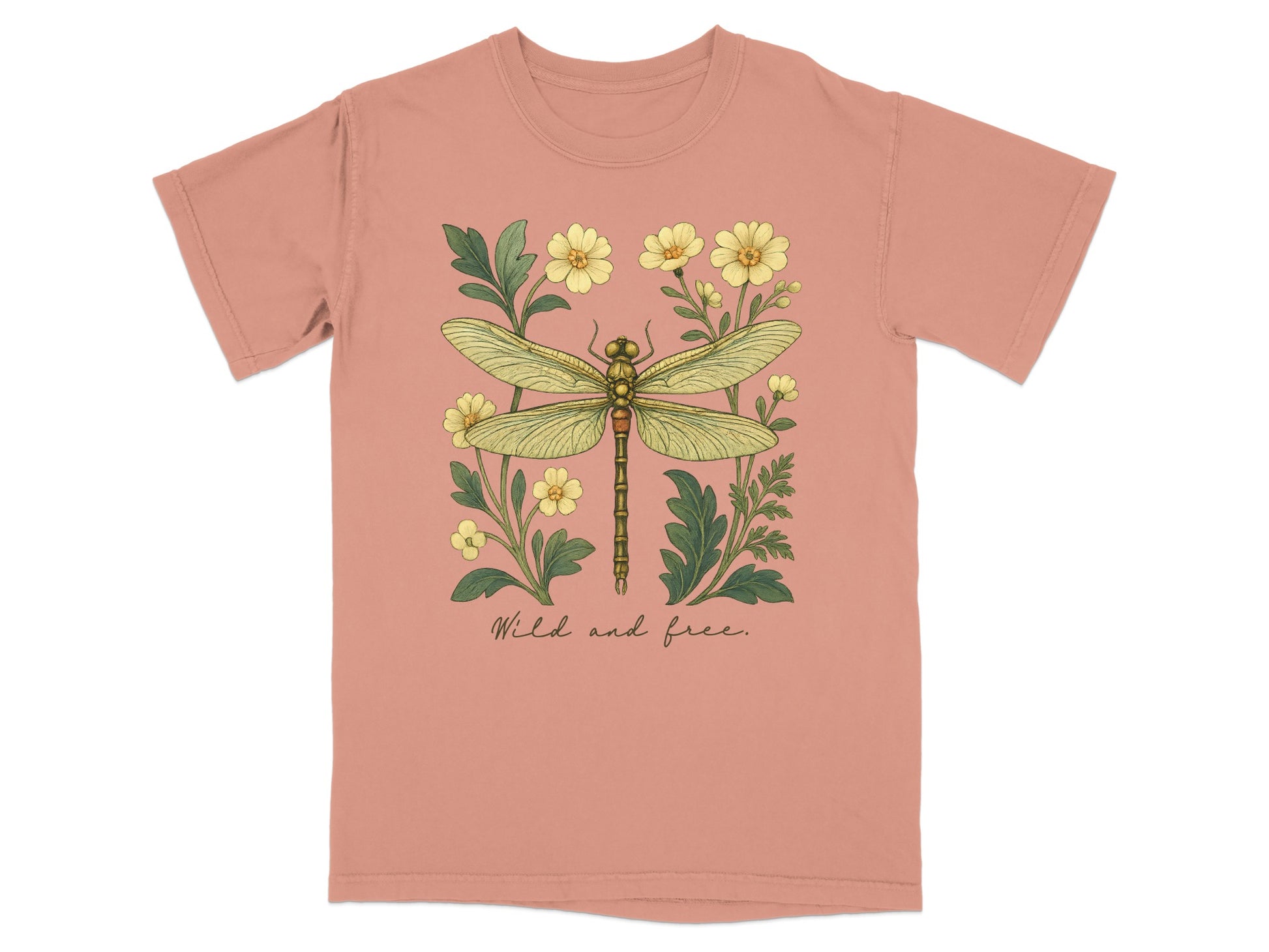 Wild and Free Dragonfly Graphic T-shirt product type