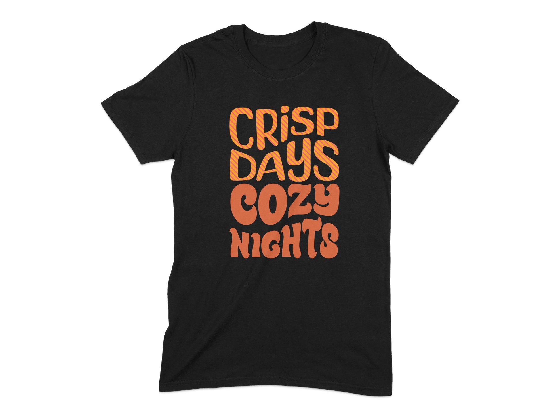 Crisp Days Cozy Nights Graphic Tee Shirt product type