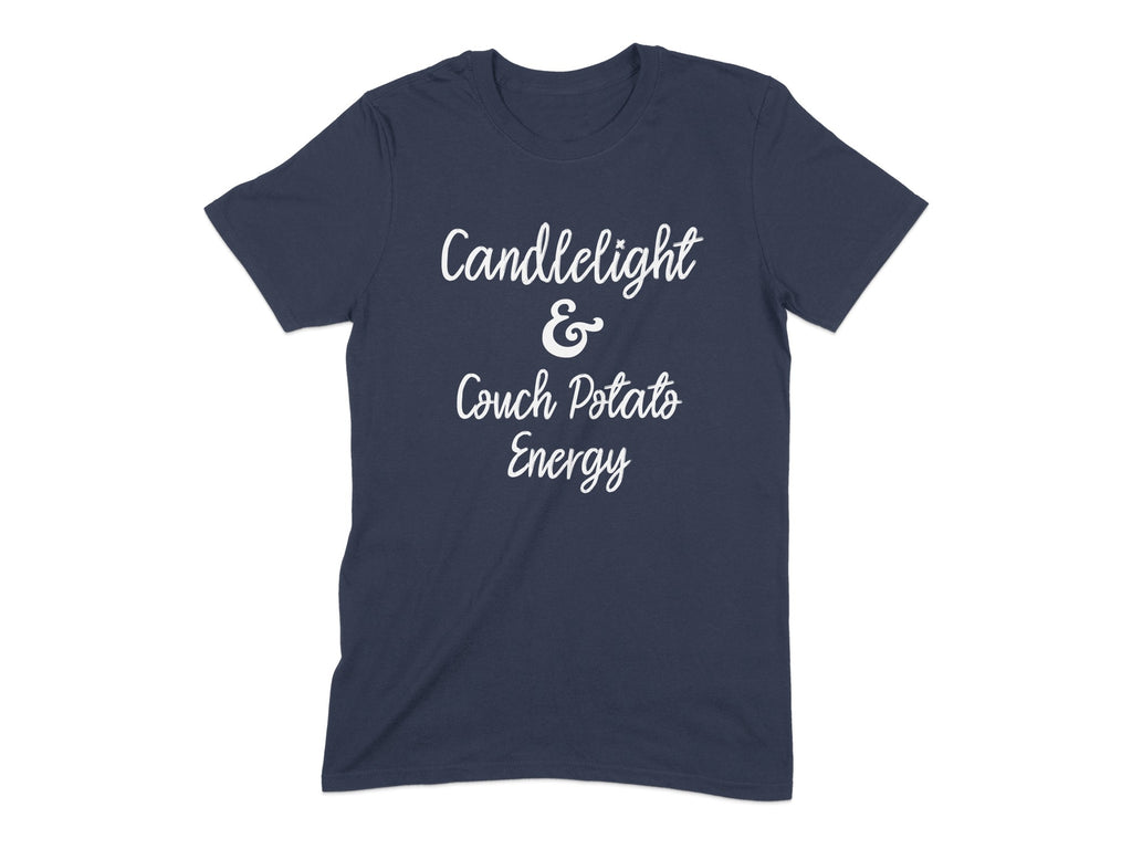 Candlelight and Couch Potato Energy T-shirt product type