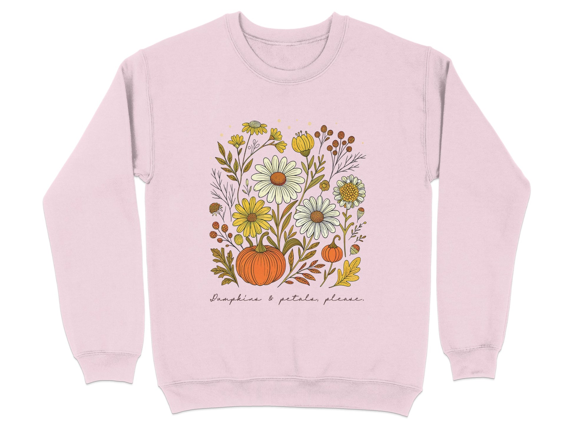Pumpkins and Petals Please Print Pullover product type
