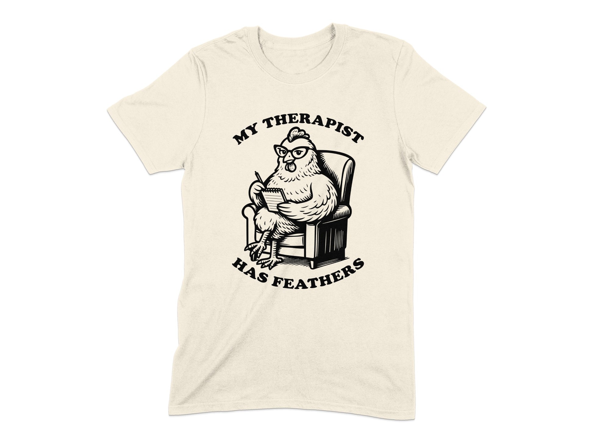 My Therapist Has Feathers Graphic T-Shirt product