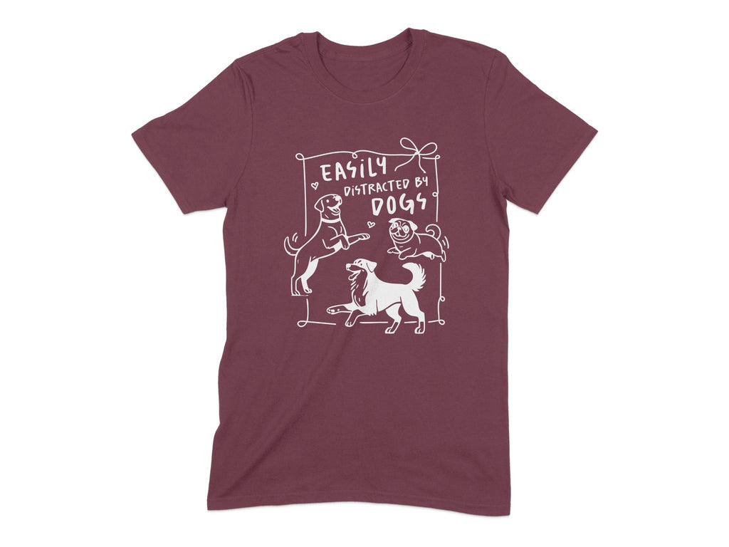 Easily Distracted by Dogs Graphic T-shirt product