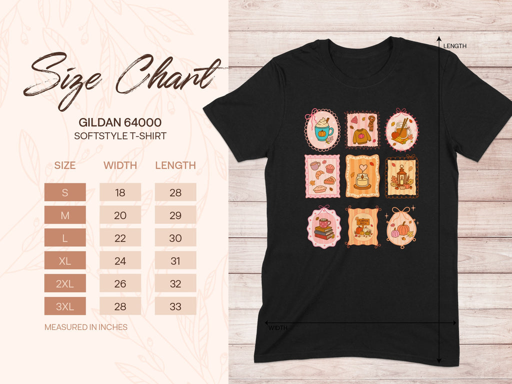Cute Bakery and Coffee Icons Graphic T-Shirt product