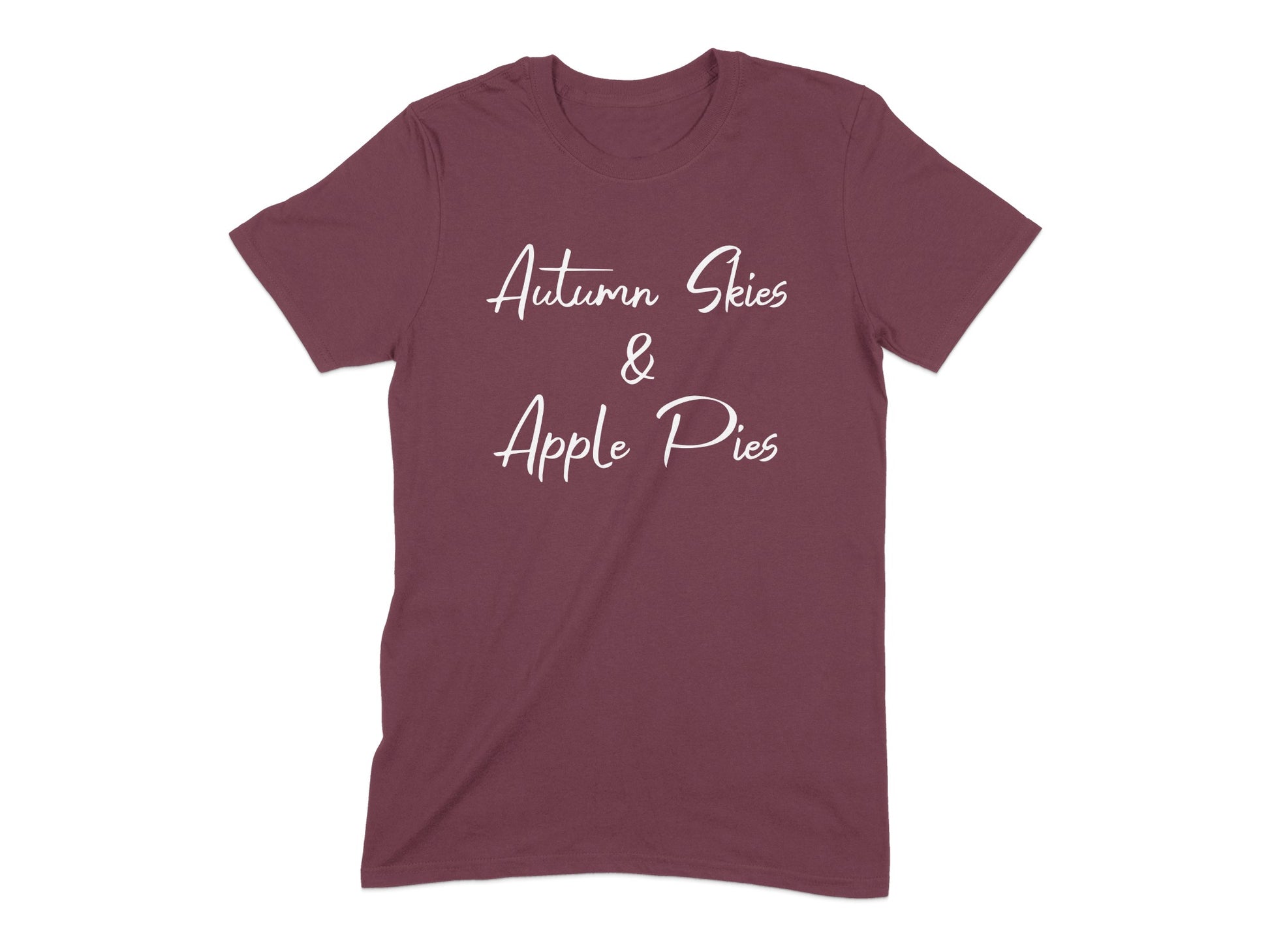 Autumn Skies and Apple Pies Graphic Tee product type