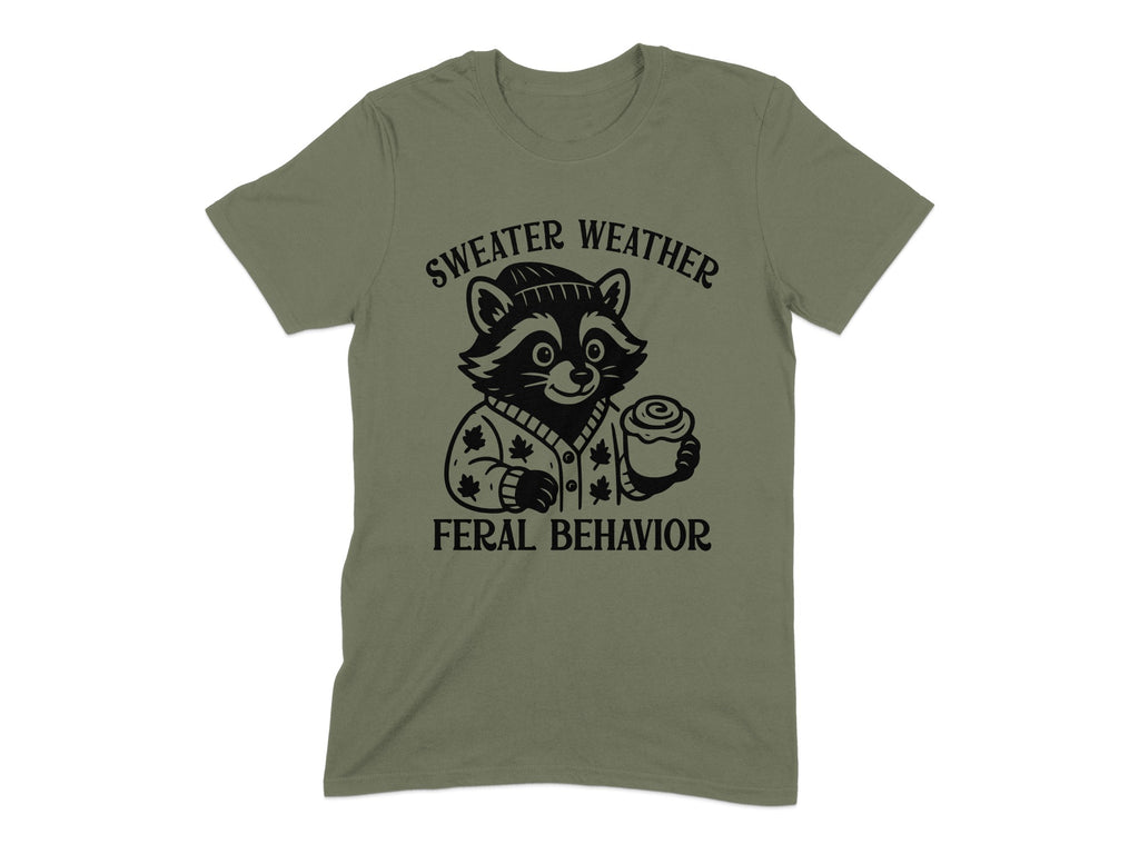 Sweater Weather Feral Behavior Graphic T-Shirt product type
