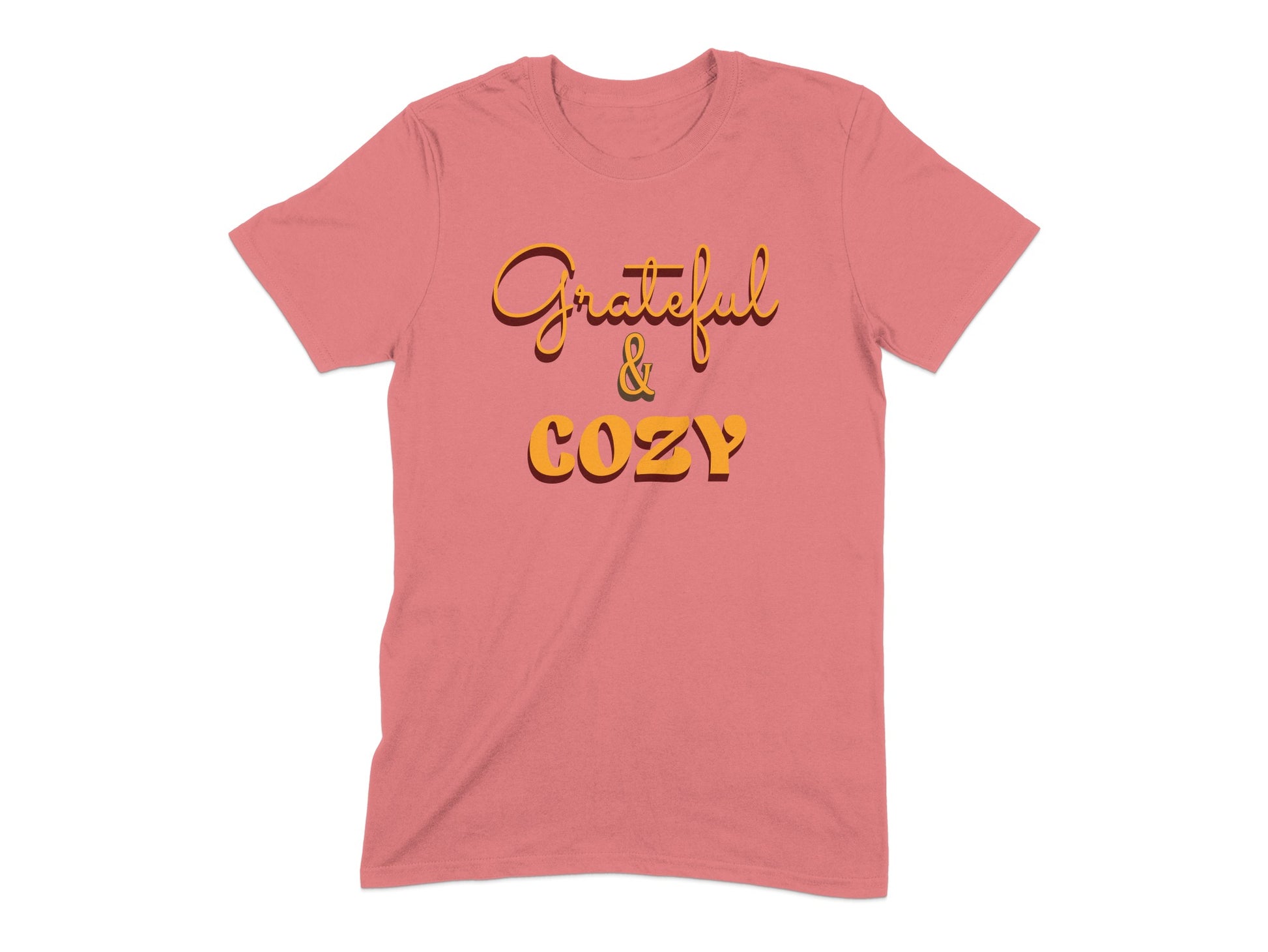 Grateful and Cozy Graphic Design T-Shirt product type