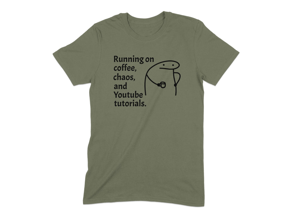 Running on coffee chaos and Youtube tutorials product type