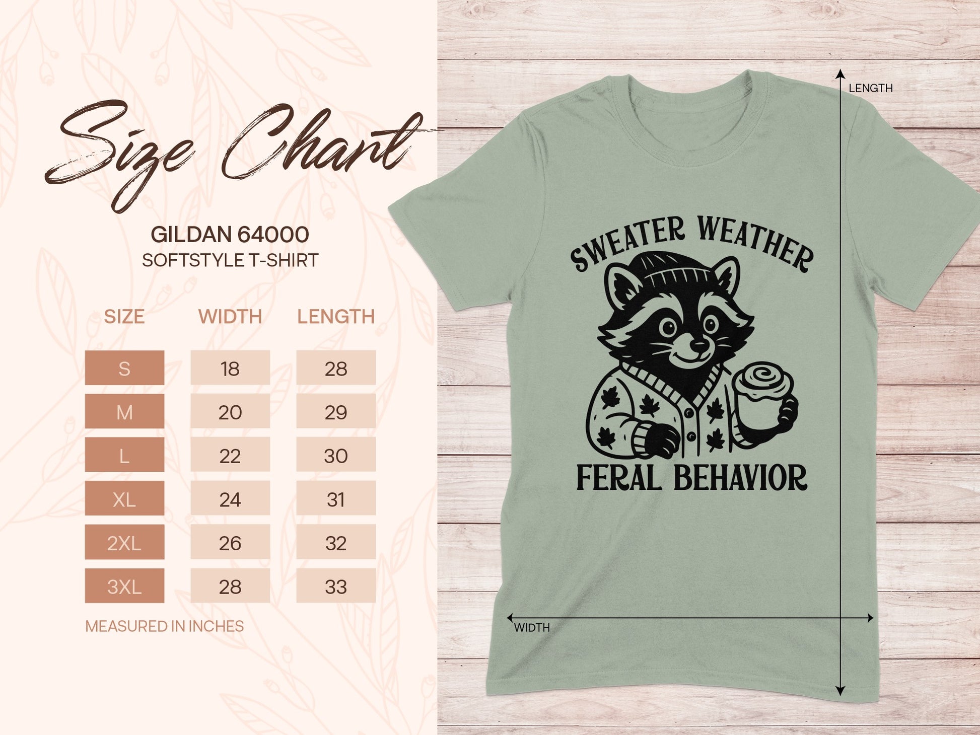 Sweater Weather Feral Behavior Softstyle T-Shirt product