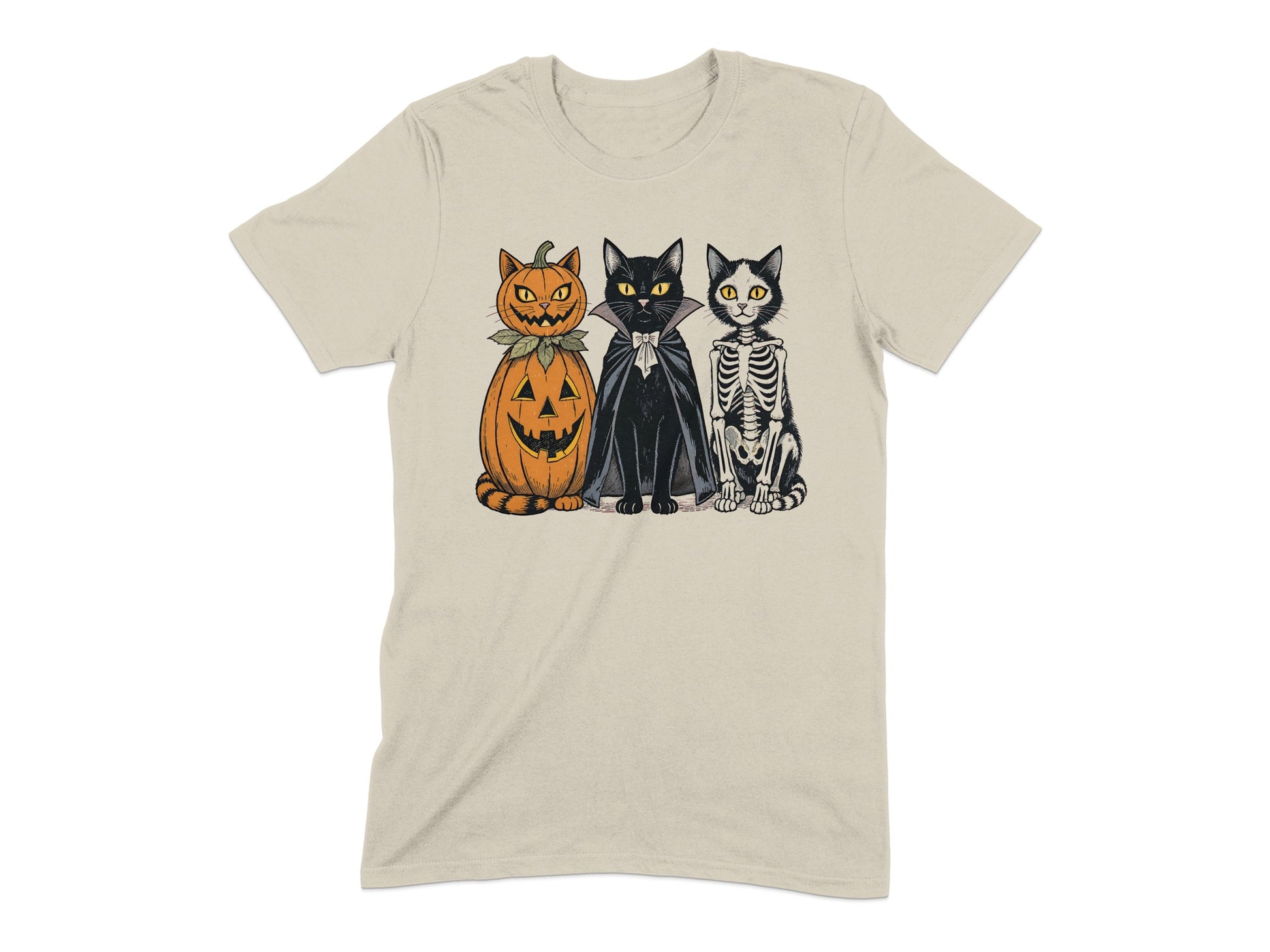 Halloween Cats Printed Graphic T-Shirt product