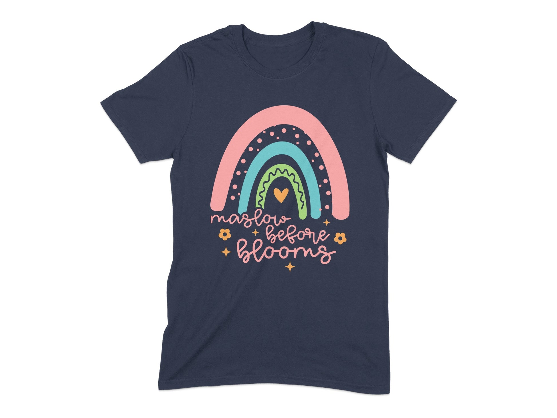 Nurture Before Blooms Rainbow Graphic Tee product