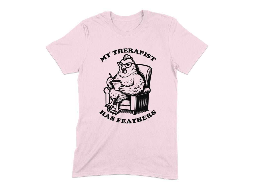 My Therapist Has Feathers Graphic T-shirt product