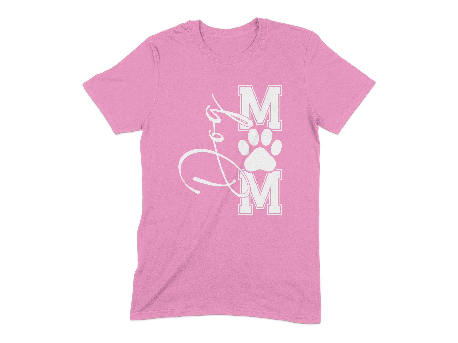 Paw Print and Letter M Graphic Tee product type