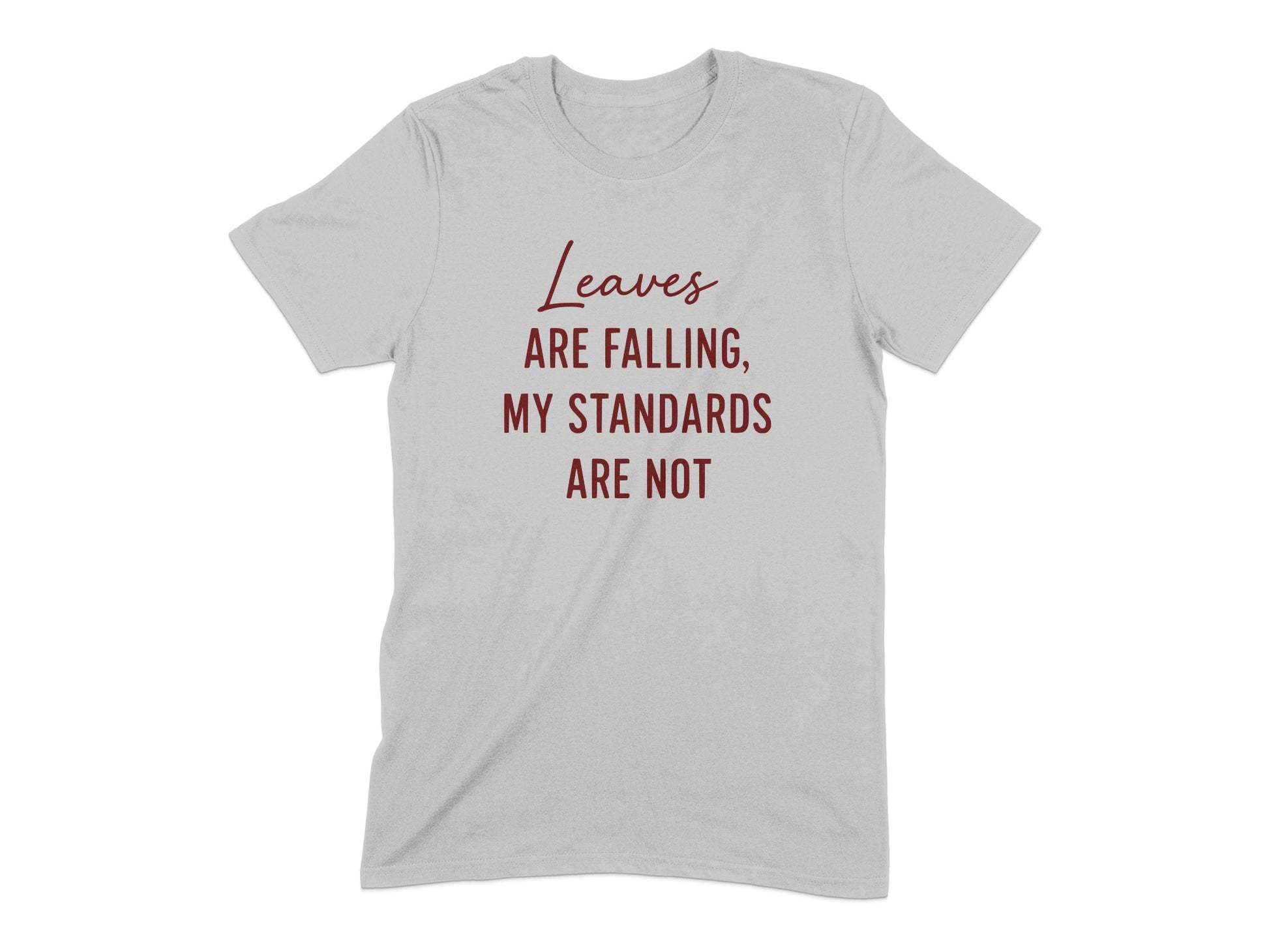 Leaves Are Falling My Standards Are Not Shirt product