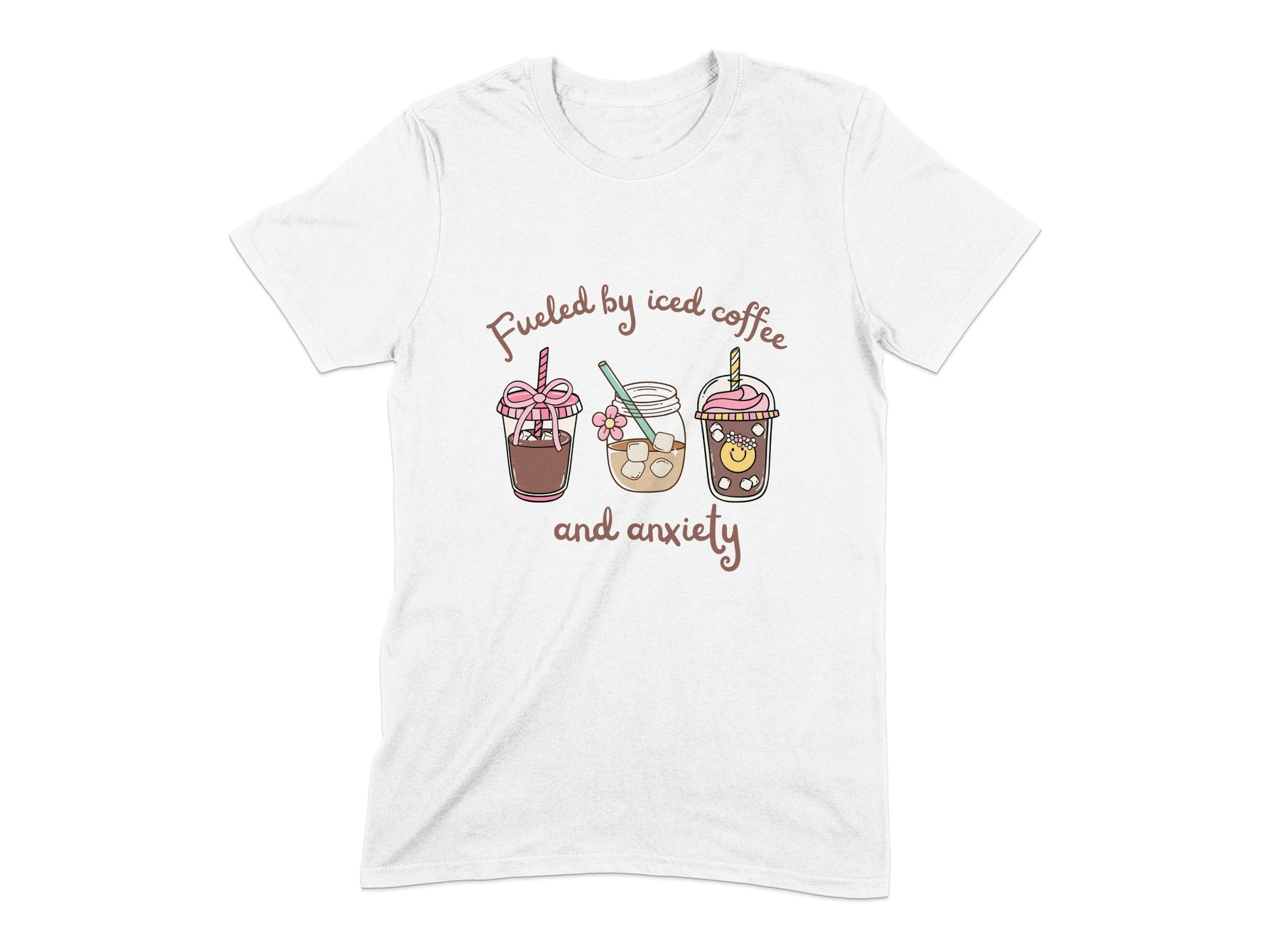 Fueled by Iced Coffee and Anxiety Shirt product
