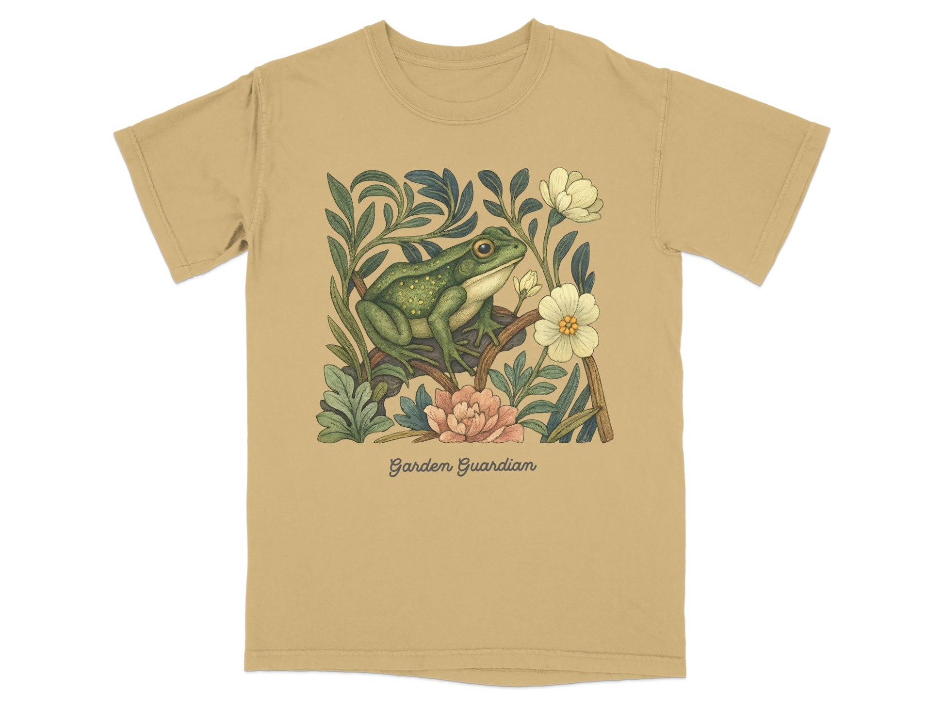 Garden Guardian Frog Shirt design t-shirt product