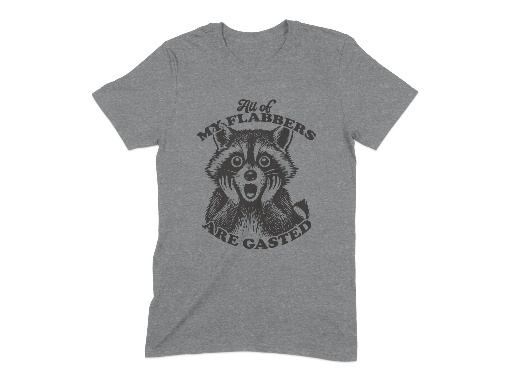 All of My Flabbers Are Gasted Raccoon T-shirt product type
