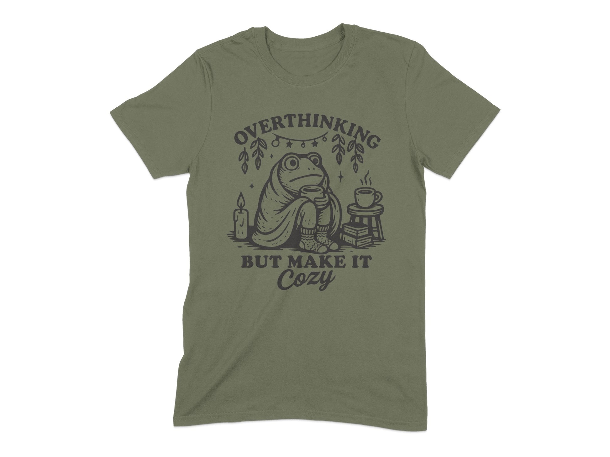Overthinking But Make It Cozy Graphic Tee product type