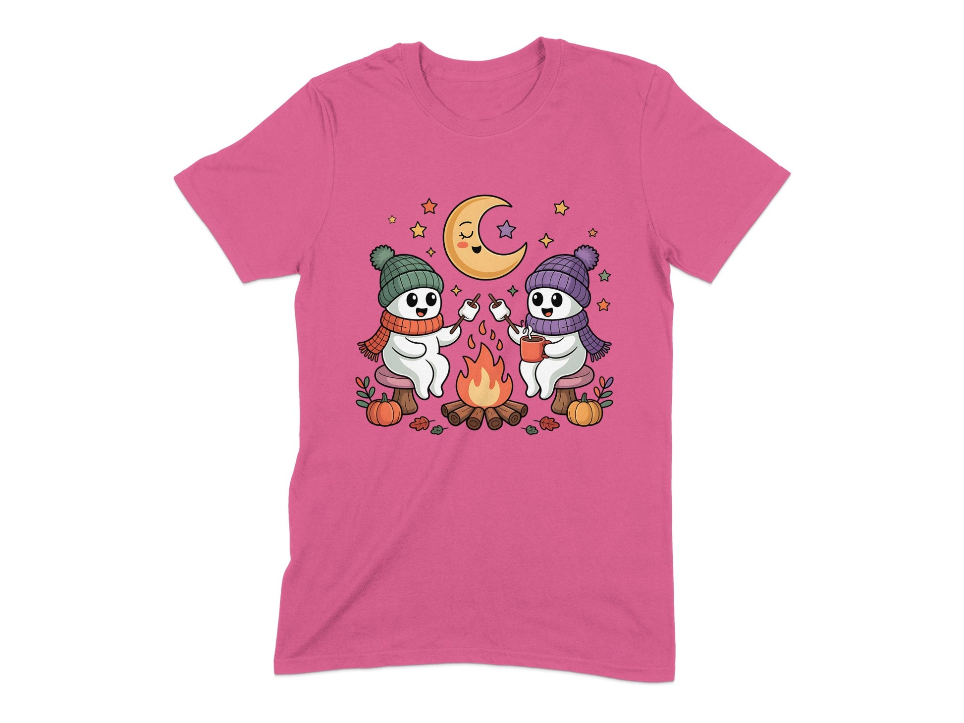 Ghosts Camping Under Moon and Stars T-shirt product