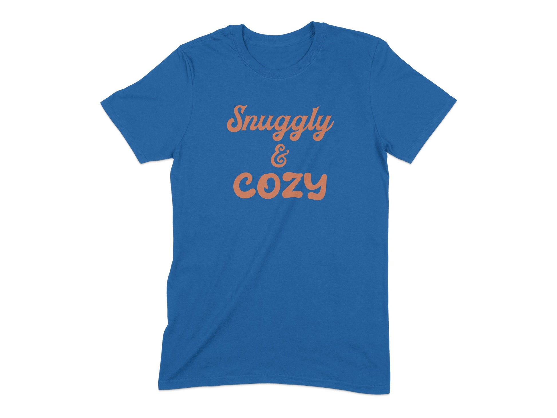 Snuggly and Cozy Blue T-shirt Perfect Casual Product