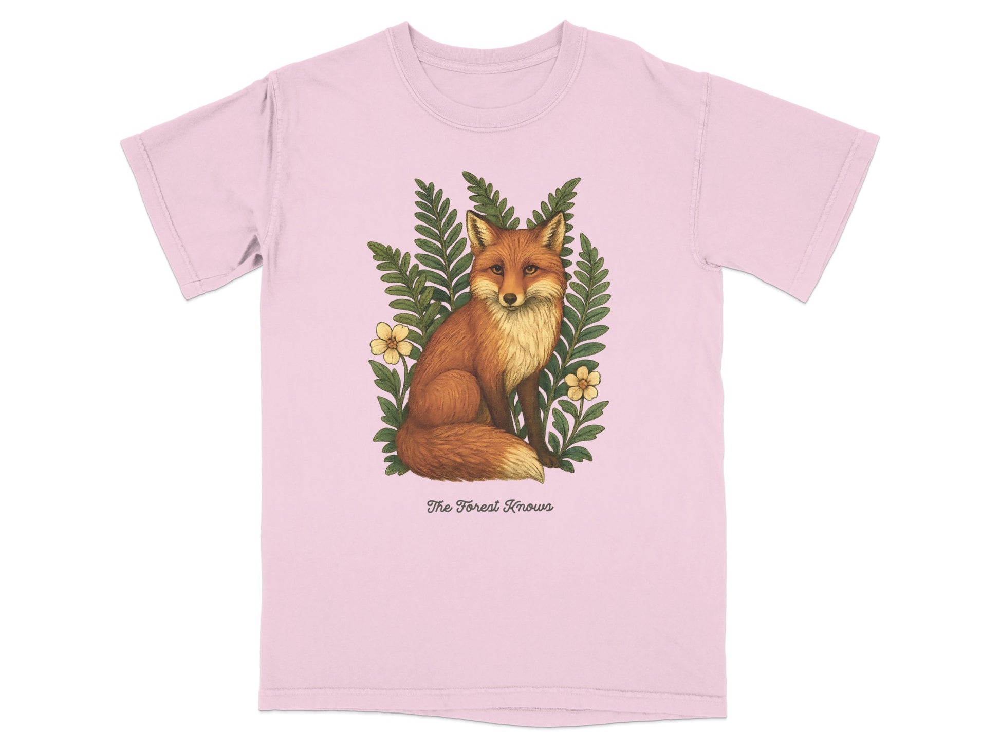 The Forest Knows Fox and Ferns Graphic T-Shirt product