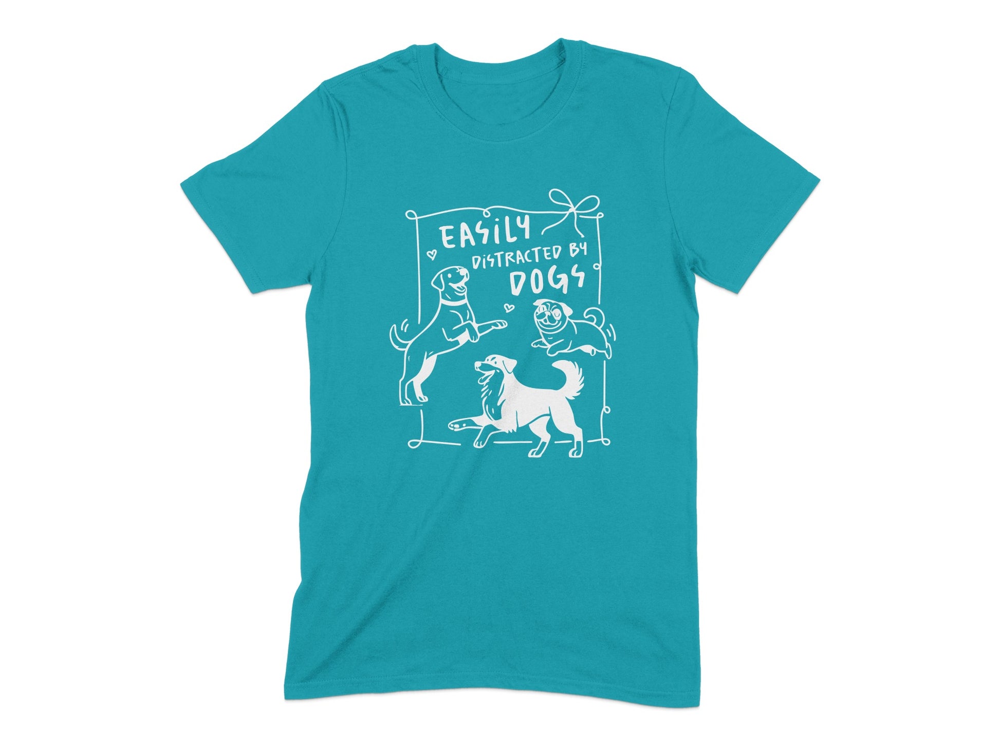Easily Distracted By Dogs Graphic T-Shirt product