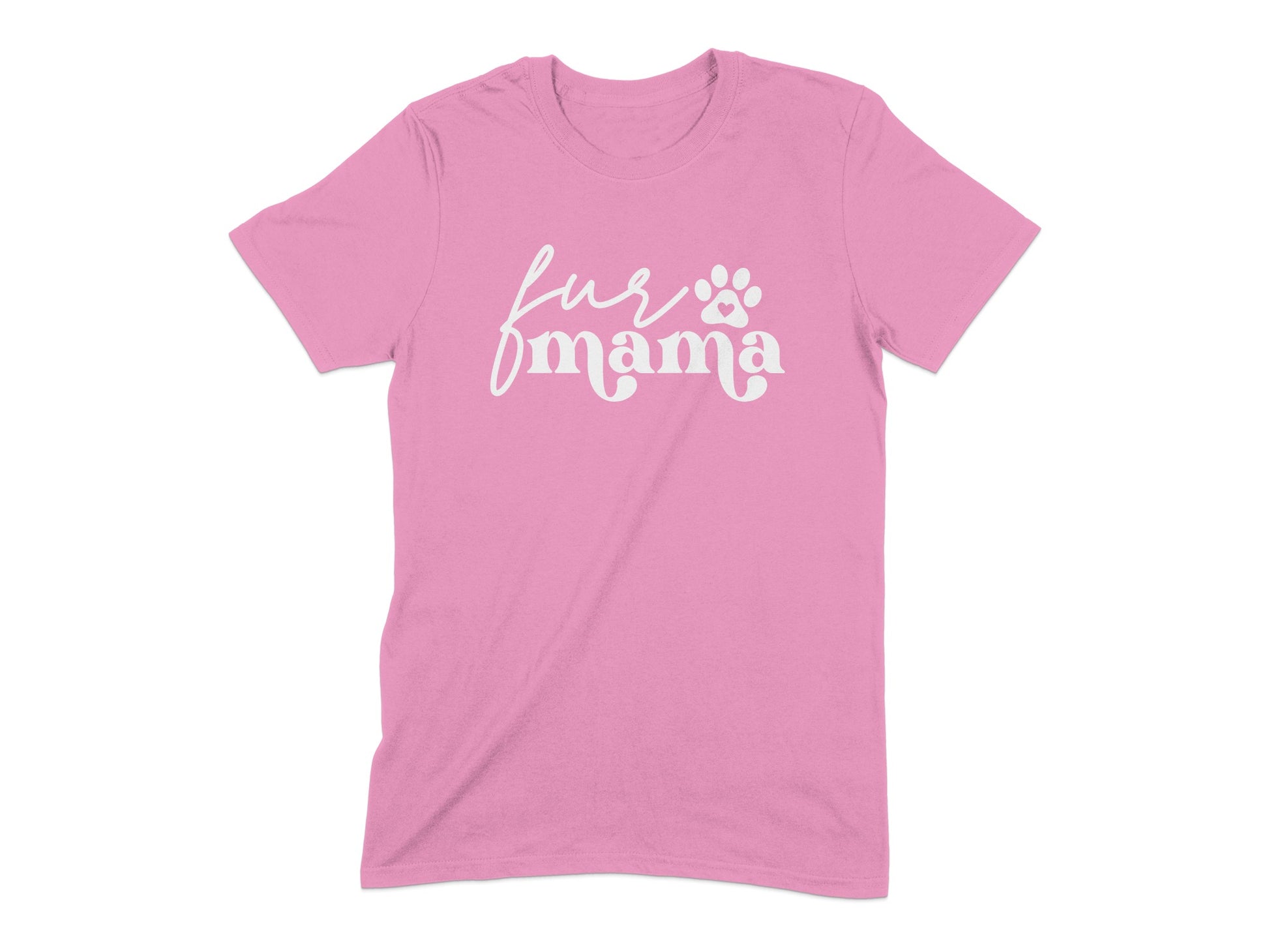 Fur Mama Paw Print Graphic Pink Shirt product type