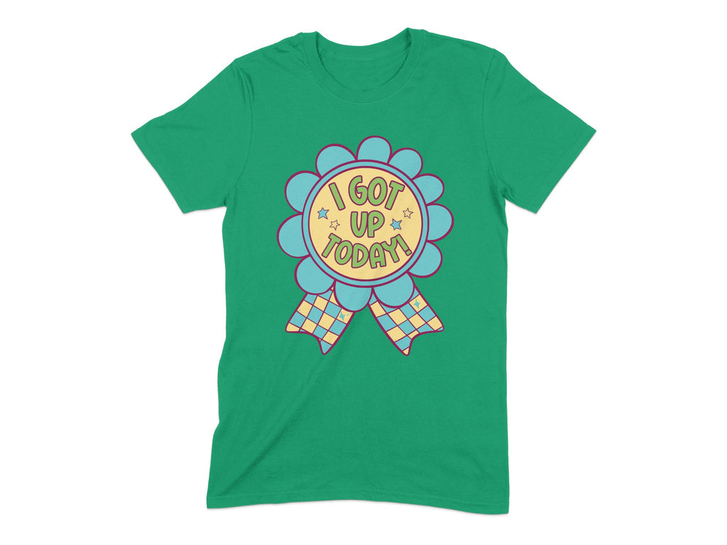 I Got Up Today Graphic Tee Colorful Fun T-shirt product type