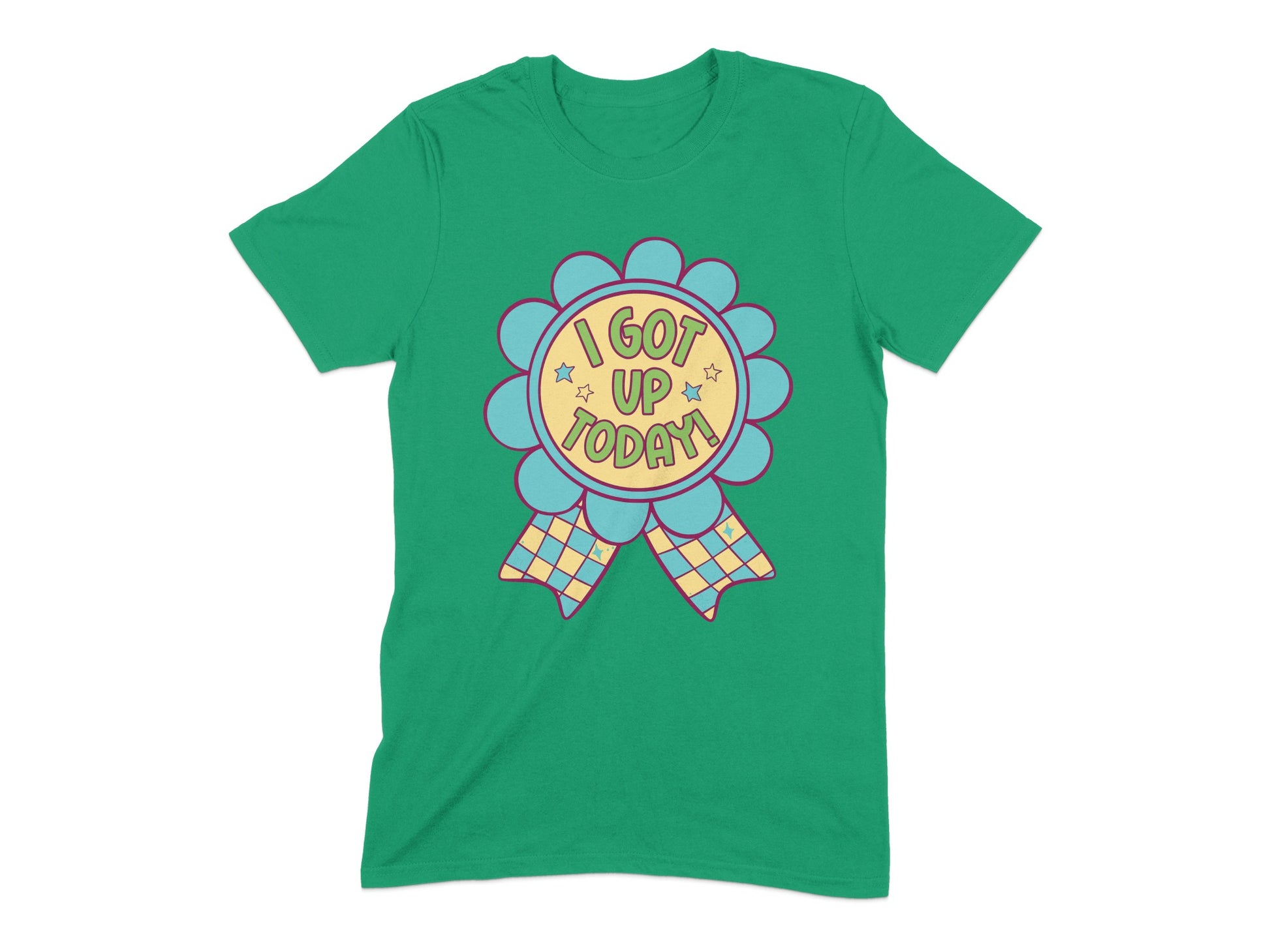 I Got Up Today Graphic Tee Colorful Fun T-shirt product type