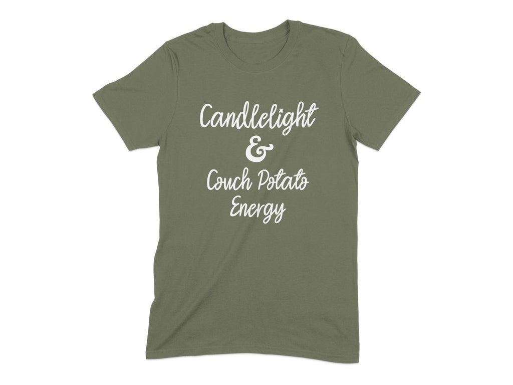 Candlelight Couch Potato Energy T-shirt product type