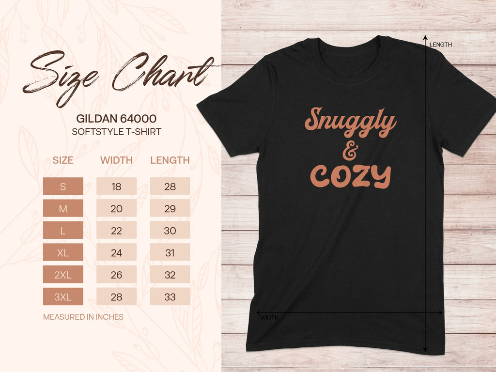 Snuggly And Cozy Printed Softstyle T-Shirt product type