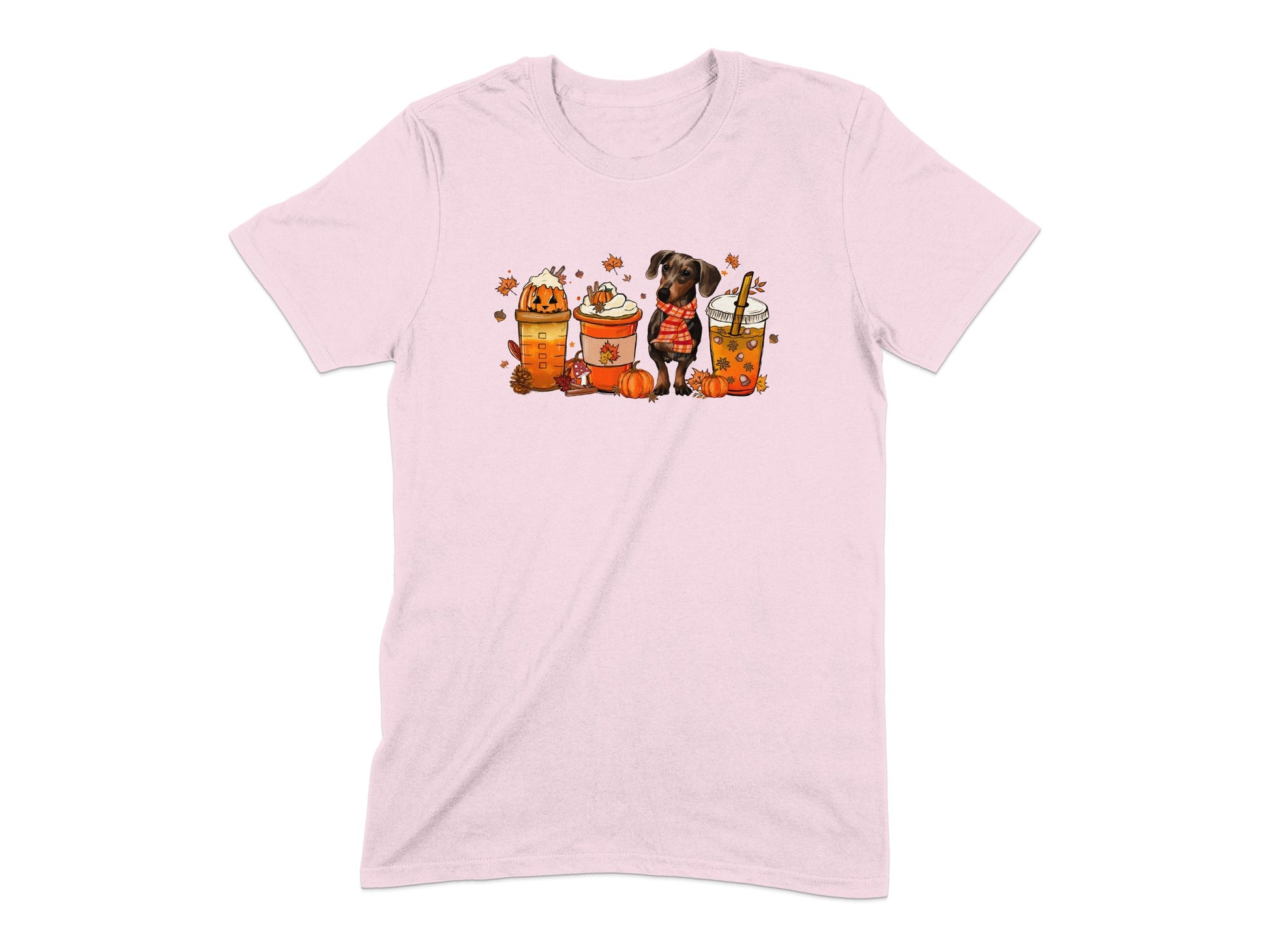 Adorable Pumpkin Themed Dog Halloween T-shirt product type