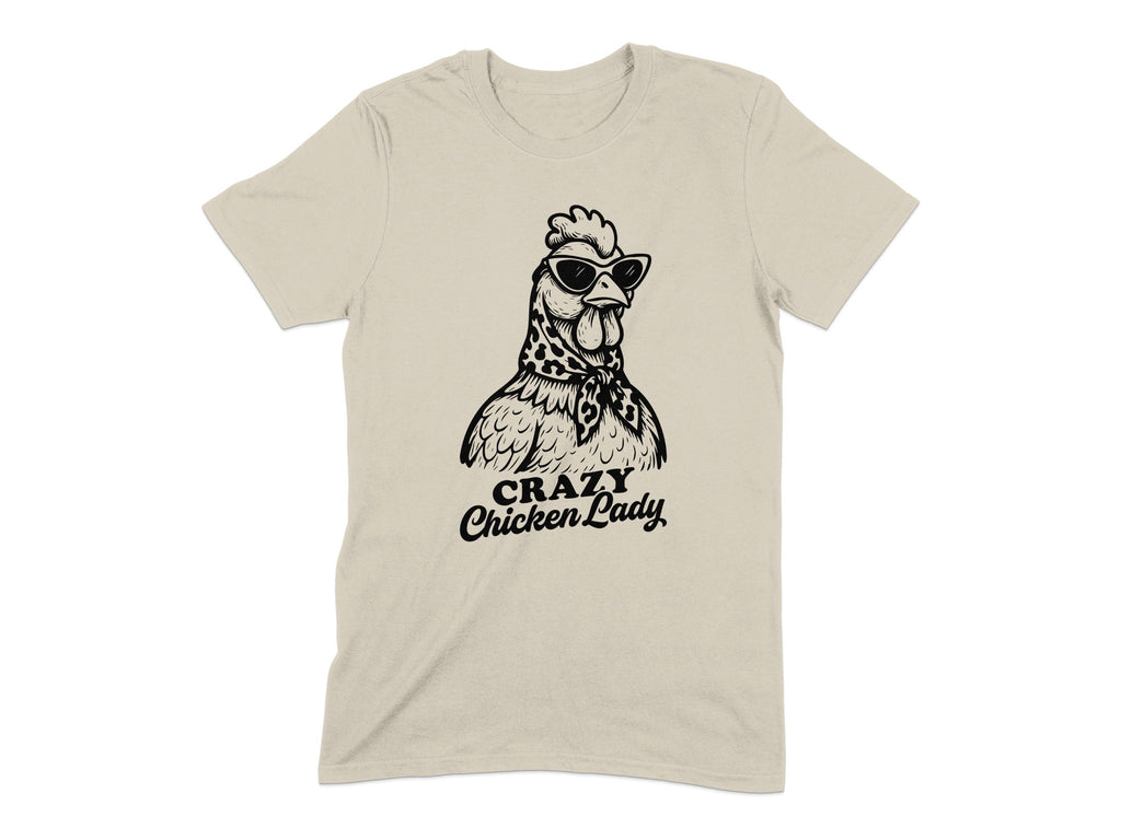 Crazy Chicken Lady Graphic Printed Shirt product type