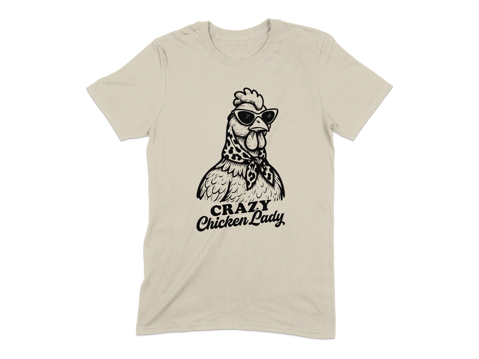 Crazy Chicken Lady Graphic Printed Shirt product type
