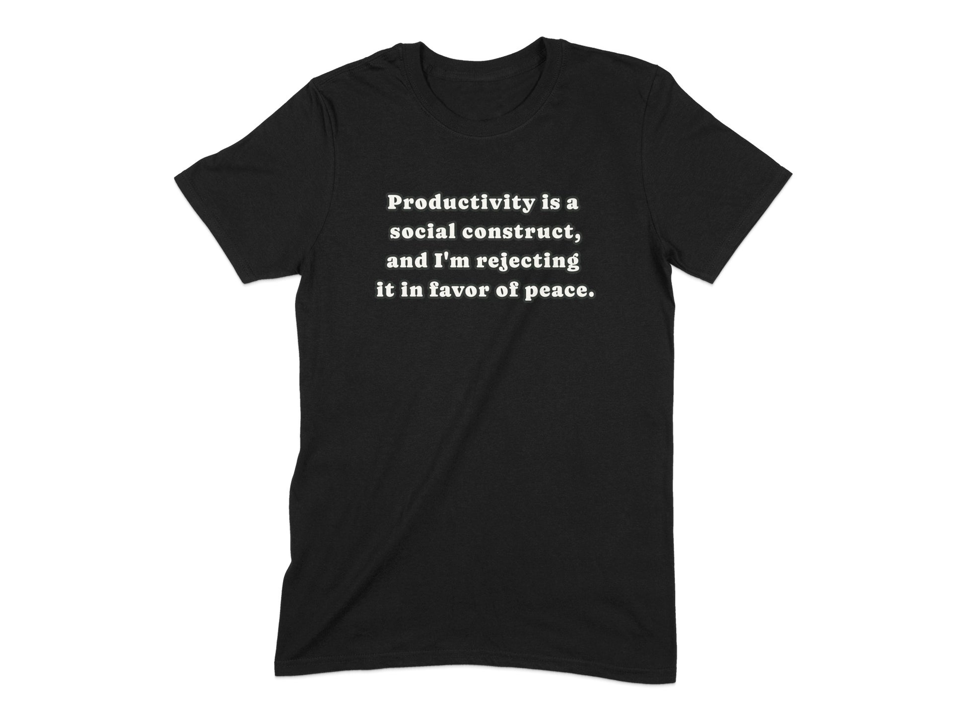Productivity is a social construct statement product type