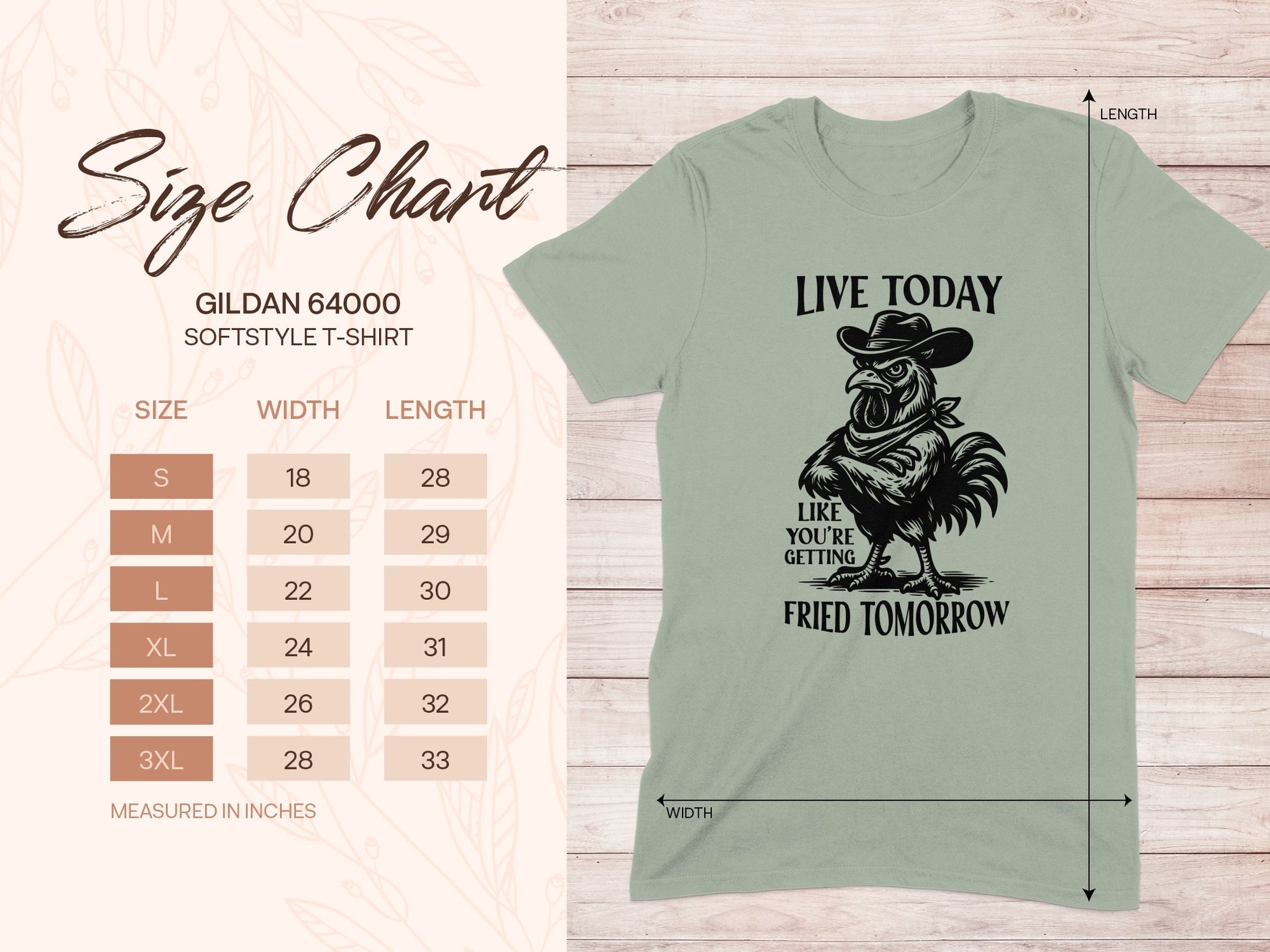 Live Today Like You Are Getting Fried Tomorrow T-Shirt