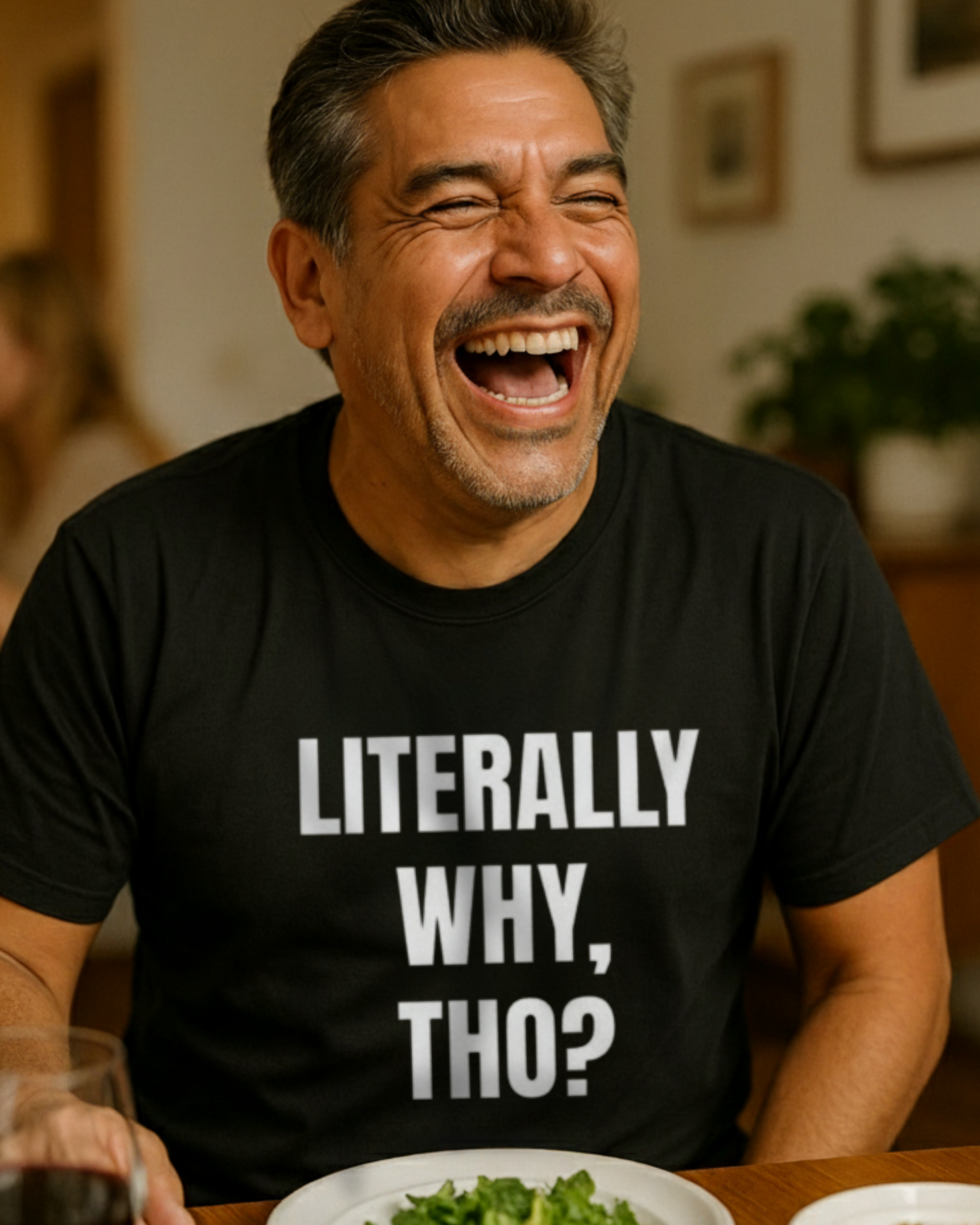 Literally Why Tho Statement Snarky T-Shirt