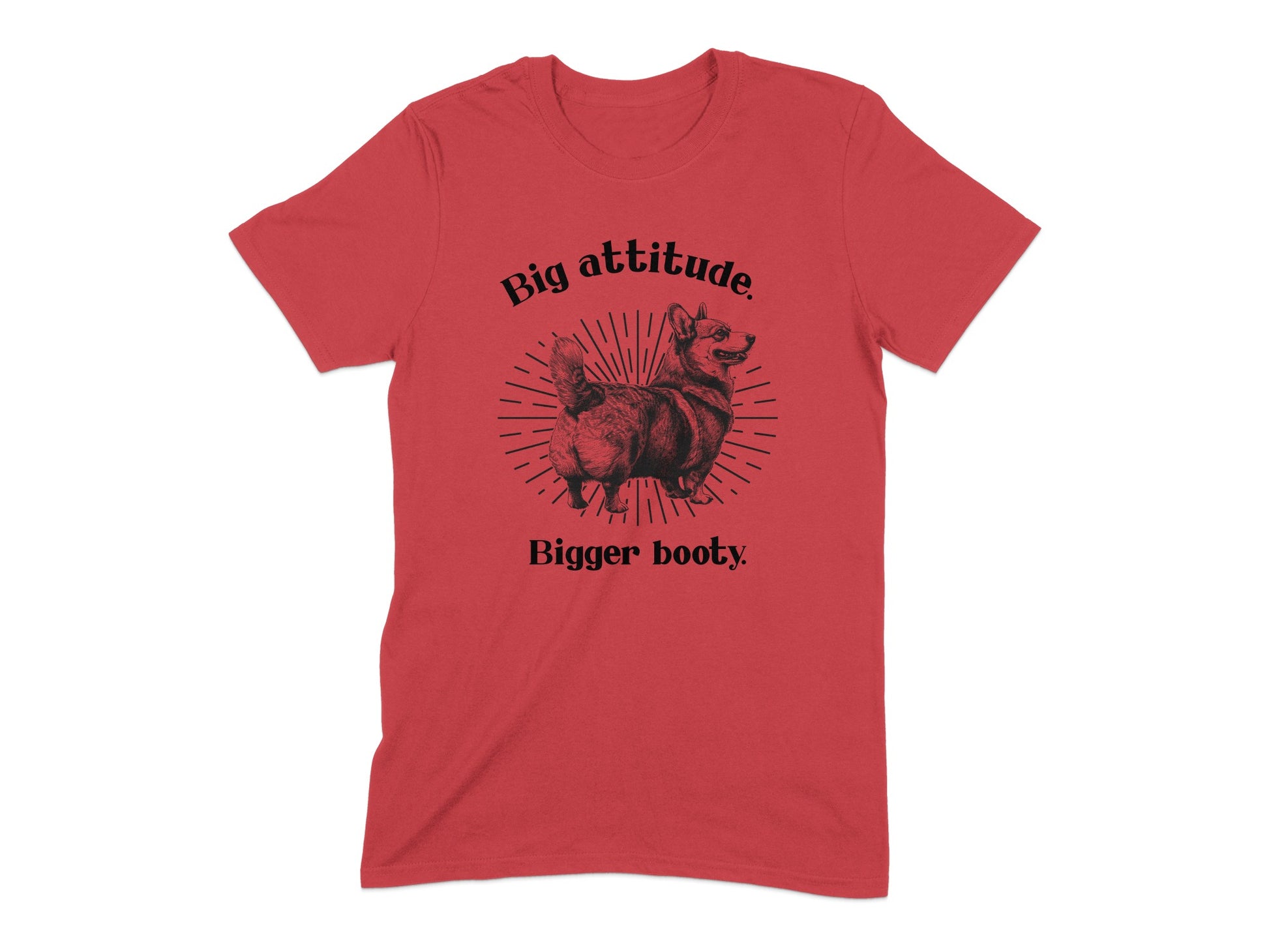 Big Attitude Bigger Booty Printed Shirt product type