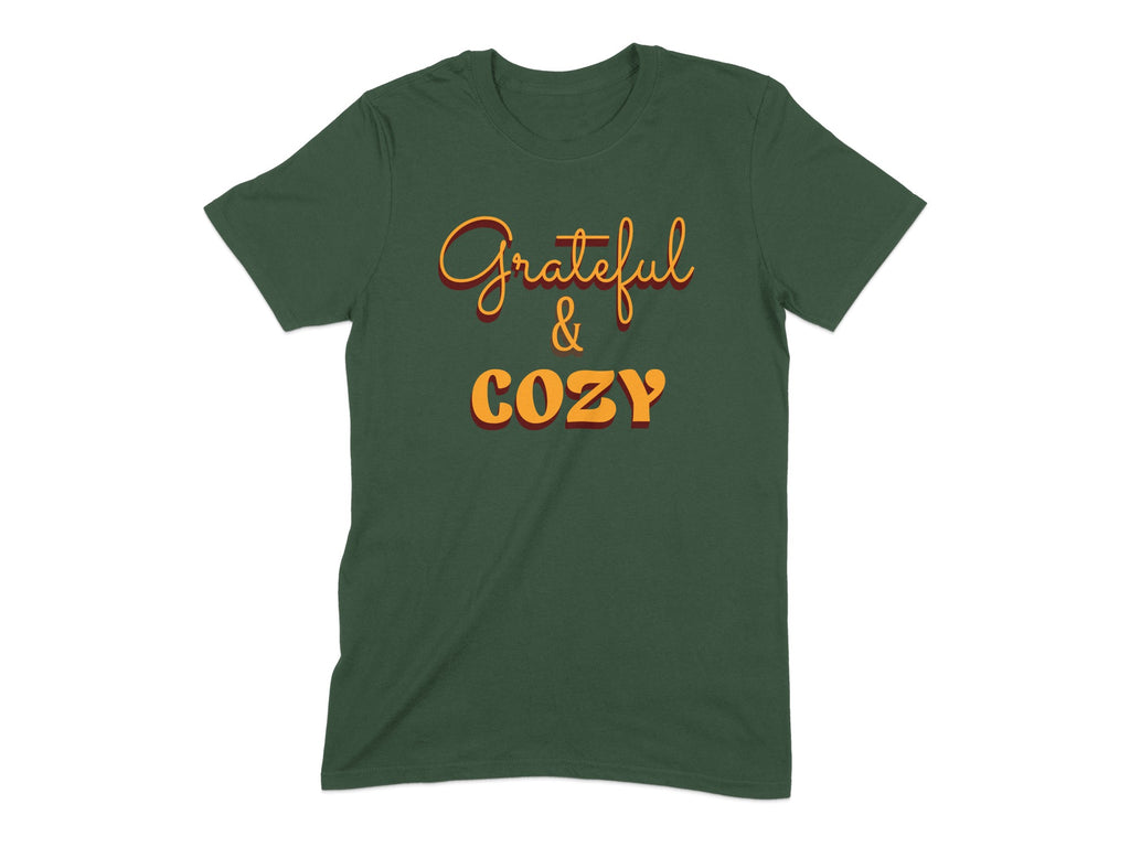 Grateful and Cozy Graphic Printed T-Shirt product type