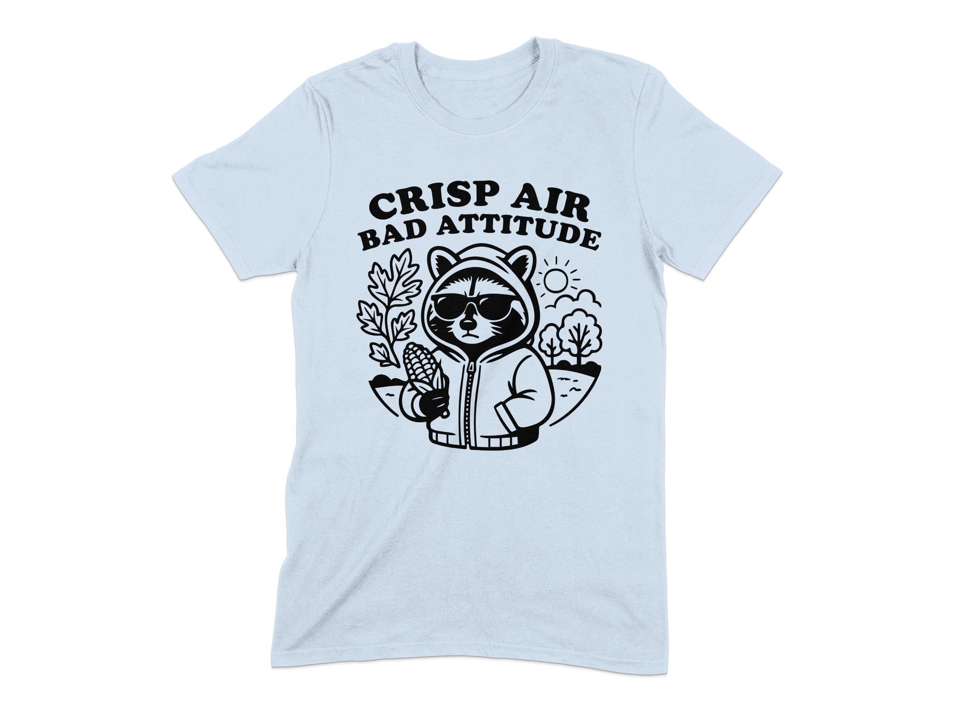Crisp Air Bad Attitude Raccoon Graphic Tee product type