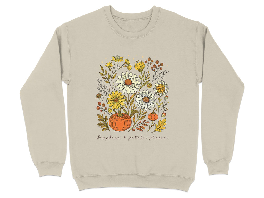 Pumpkins and Petals Please Graphic Sweatshirt product type