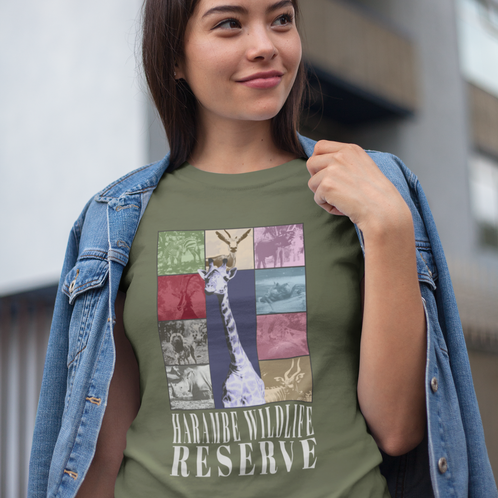Animal Kingdom WDW Harambe Wildlife Reserve Swift Era Style Unisex Softstyle T-Shirt