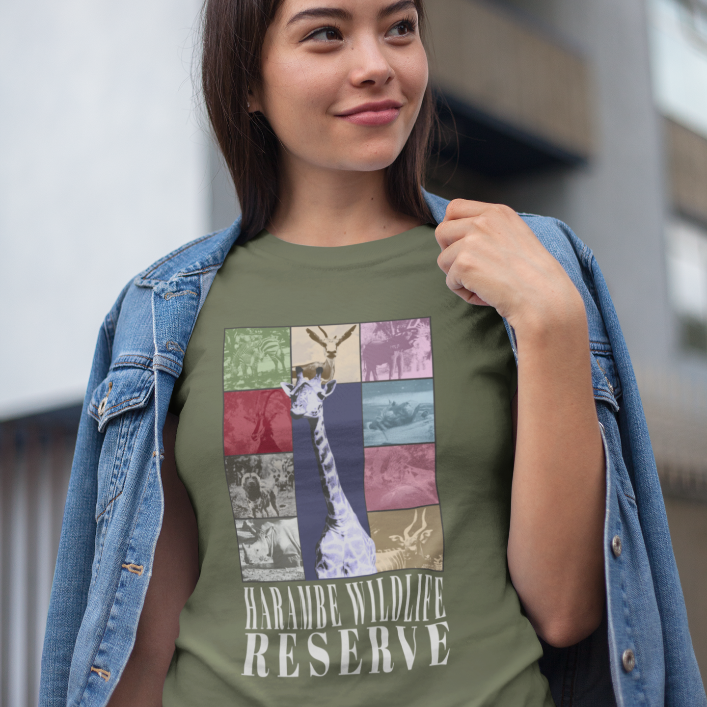 Animal Kingdom WDW Harambe Wildlife Reserve Swift Era Style Unisex Softstyle T-Shirt